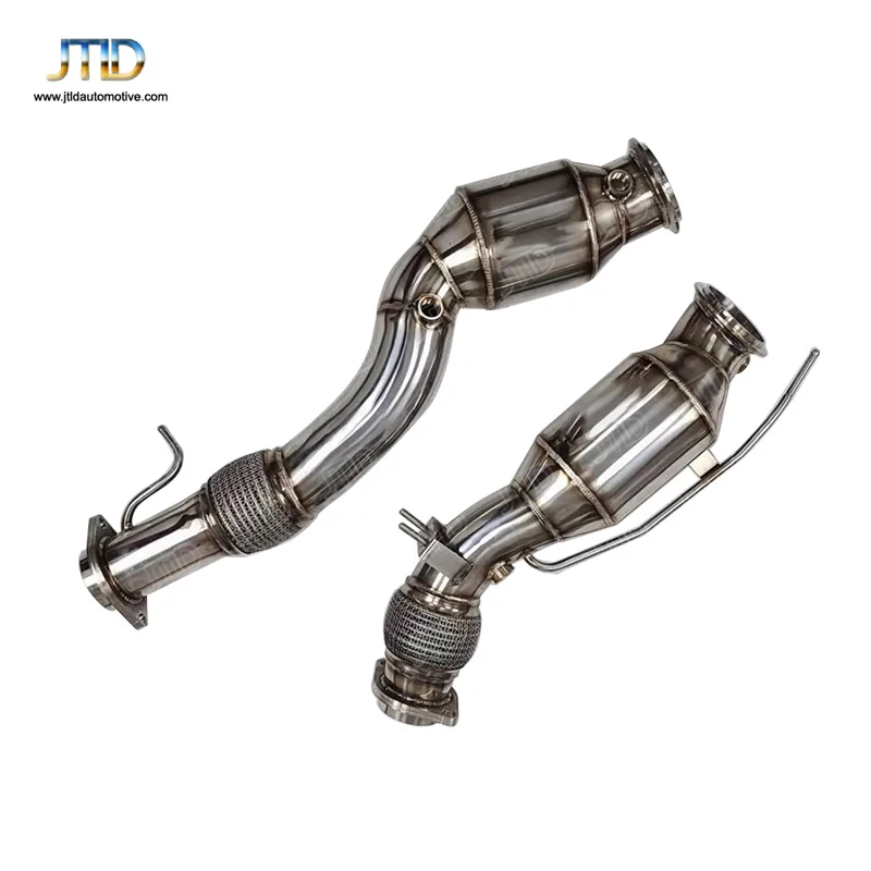 

JTLD high performance exhaust downpipe catless exhaust downpipe for BMW G80 S58