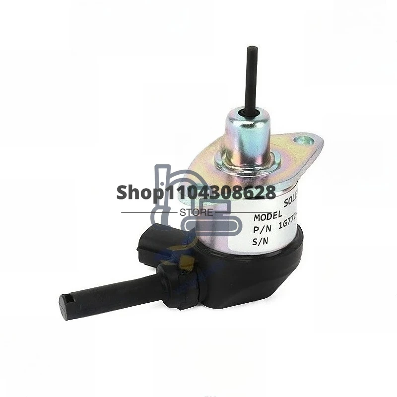 12V 1G772-60012 Fuel Shut Off Stop Solenoid Valve 1G772-60014 for Kubota Engine V3300 V3600 V3307 Tractor KX0574 M6040F