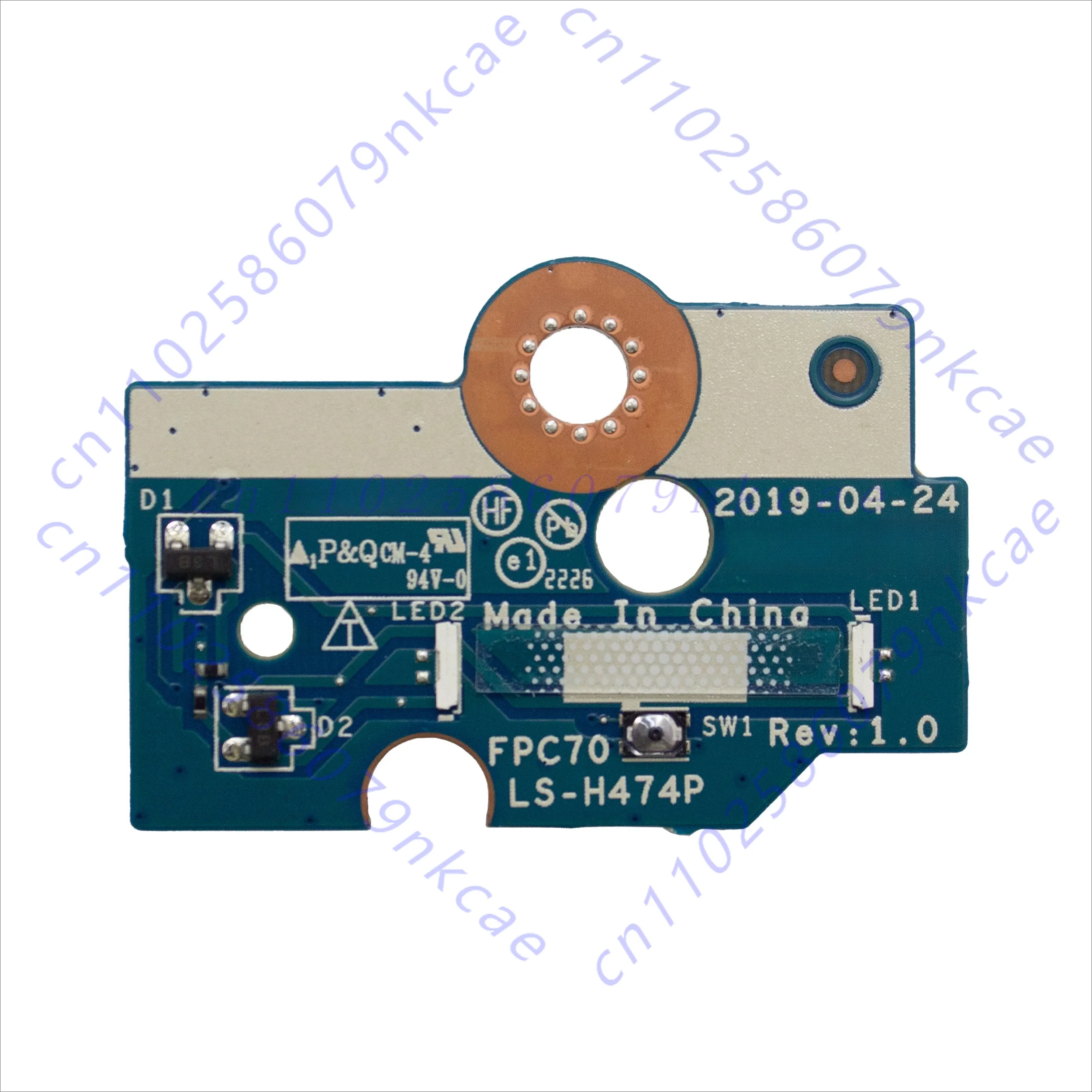 For HP Light and Shadow Wizard 5Plus 17-CD TPN-C142 Switchboard, Power Button LS-H474P