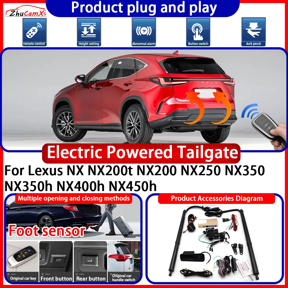 Электроприводная дверь багажника OEM для Lexus NX NX200t NX200 NX250 NX350 NX350h NX400h NX450h с функцией защиты от защемления и интеллектуальным управлением