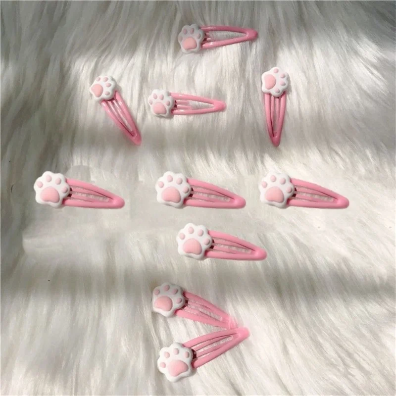 Dogs Hair Clips Dog Hair Bow Clip Cute Paw Shape Hair Clip Pet Grooming Hair Barrette Pet Supplies