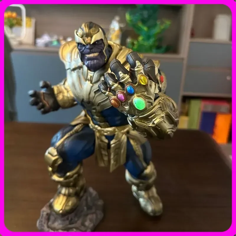 

Marvel 36cm Avengers Thanos Infinity Gauntlet Pvc Action Figure Statue Desktop Decoration Gift Collection
