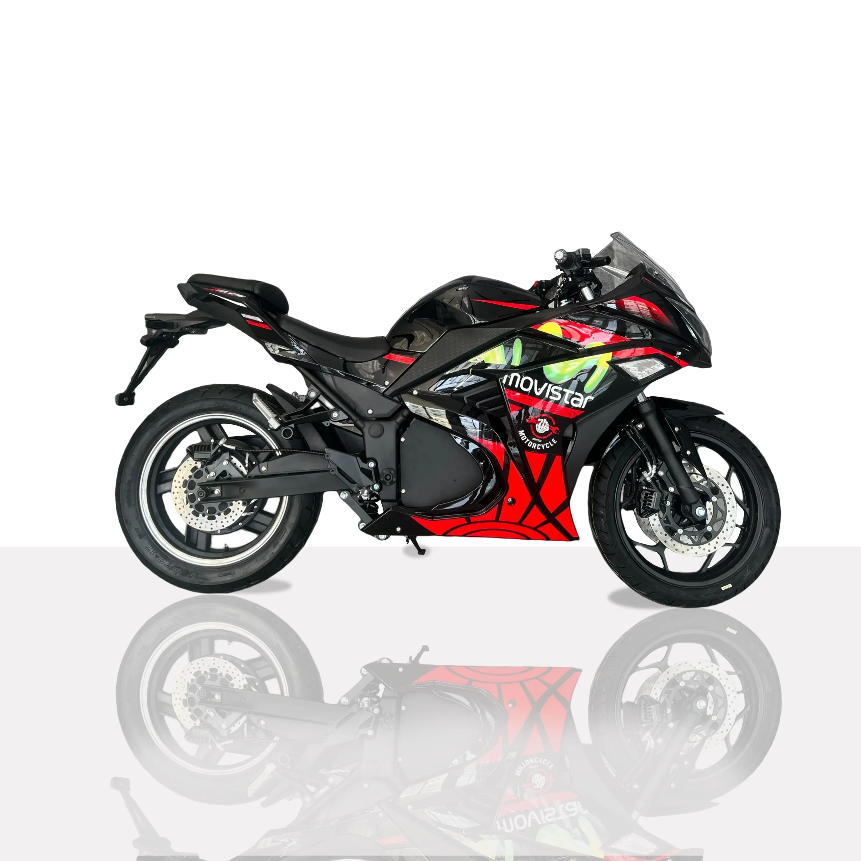 Latest in 20242024 New Ninja High Speed 130km/h Racing Sports Bike 10000W Motor Electric Scooter Customized Battery Capacity