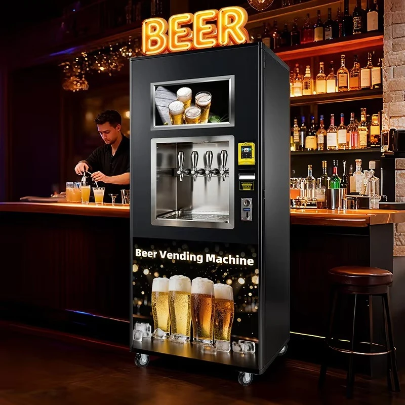 New Arrival Customized Automatic Machine for Beach Festival Beer Soda Drink Vending Machine Customized