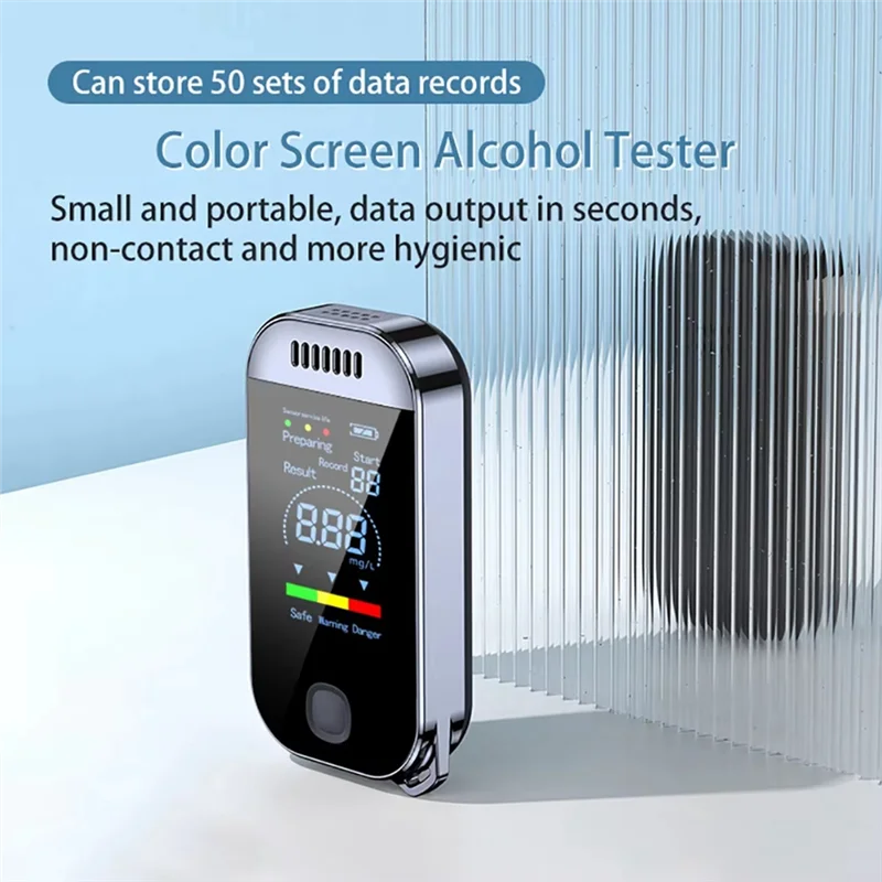 Car Mini Alcohol Detecto Portable Alcohol Detecto Breath Drunk Driving Measuring Instrument Digital Display Tester