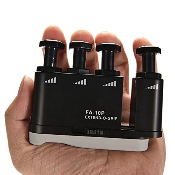

Finger Force Guitar Trainer FA-10P Black Plastic Adjustable 2.5-6 Lbs 85x70x20mm Piano Practice Instrument Accessories Hand