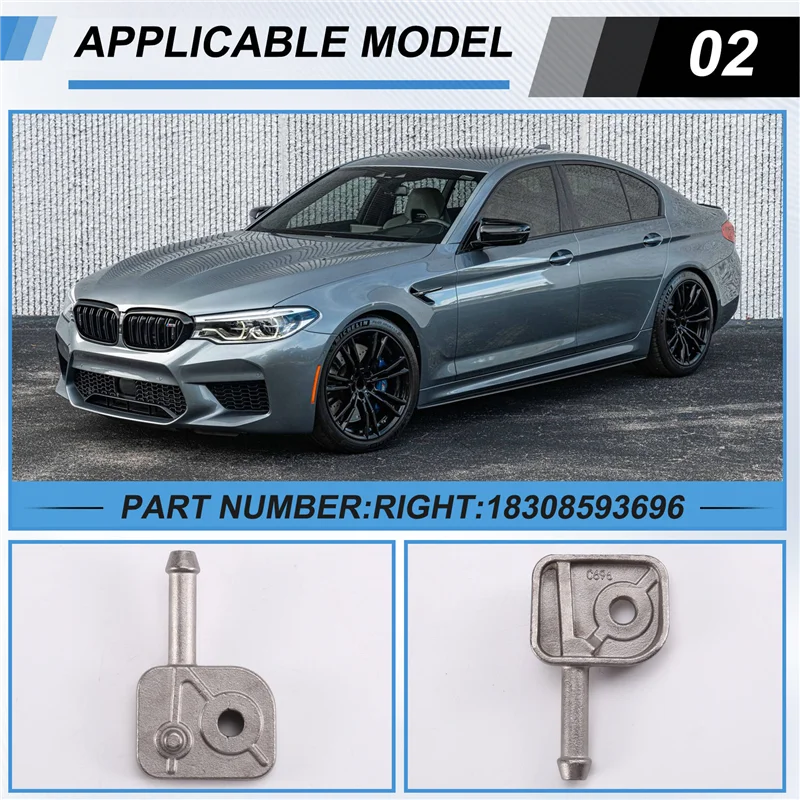 

A02Q-Rear Muffler Bracket For BMW M5 X3 X4 G01 G08 G02 G30 G11 G12- Car Parts 18308582060 18308593696