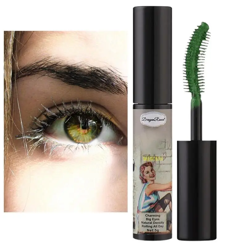 Niedliche katzen farbene Mascara wasserdichte Wimpern verlängerung verdicken Wimpern bunte Mascara Augen Make-up für Party gebrauch