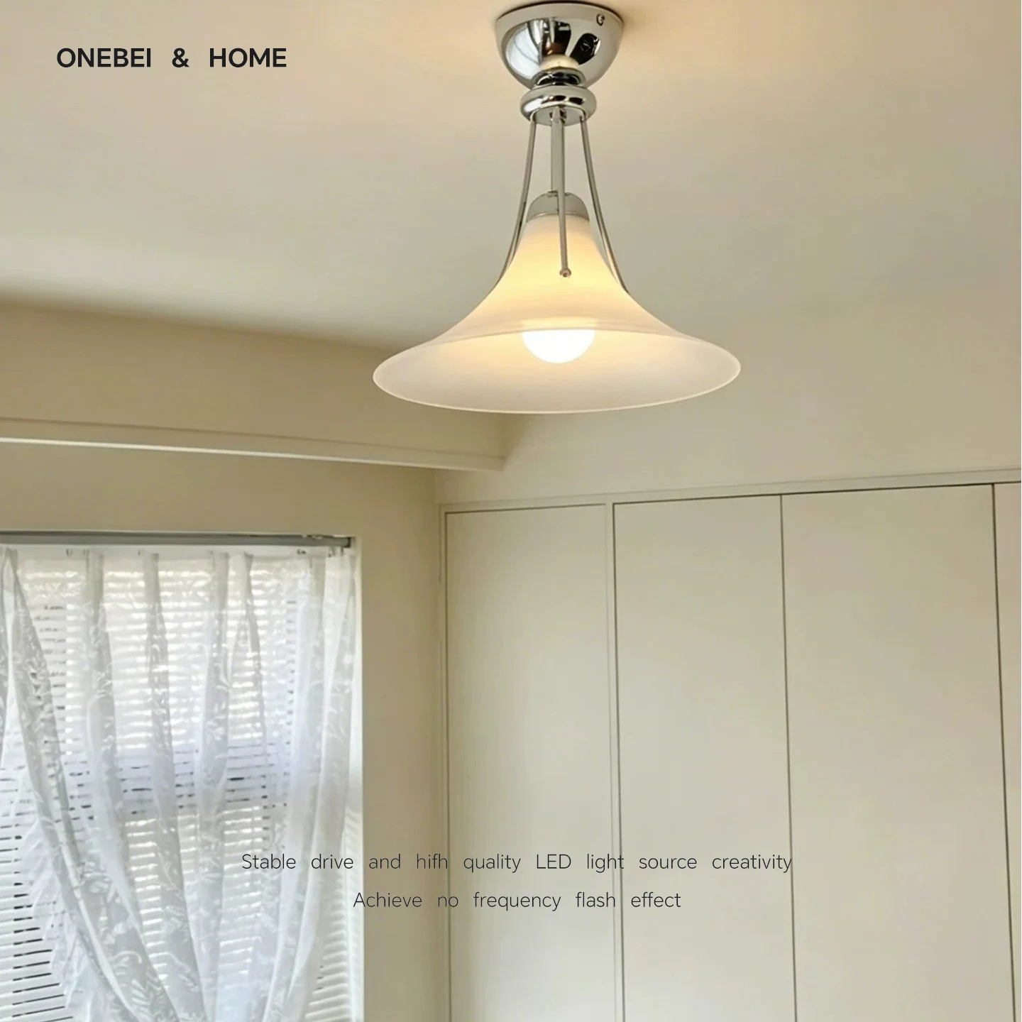 

Bauhaus Retro Glass Ceiling Light Suitable For Corridors Balconies Bedrooms Dining Rooms Study Rooms Kitchens Home Decor Light