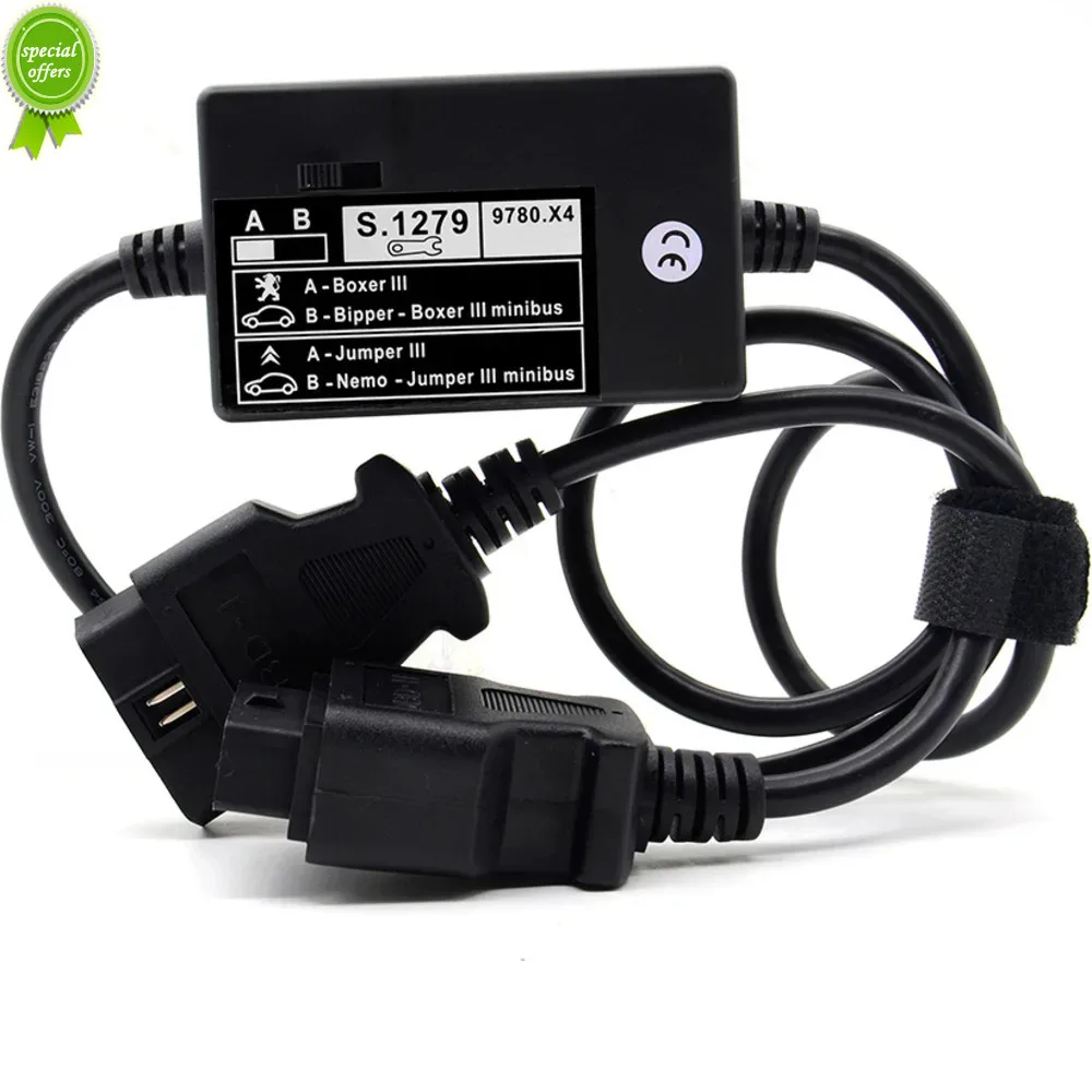 

New Module S.1279 Lexia PP2000 Diagnostic Connector S1279 For New Cars Boxer Jumper III Professional Lexia3 For Peugeot Citroen
