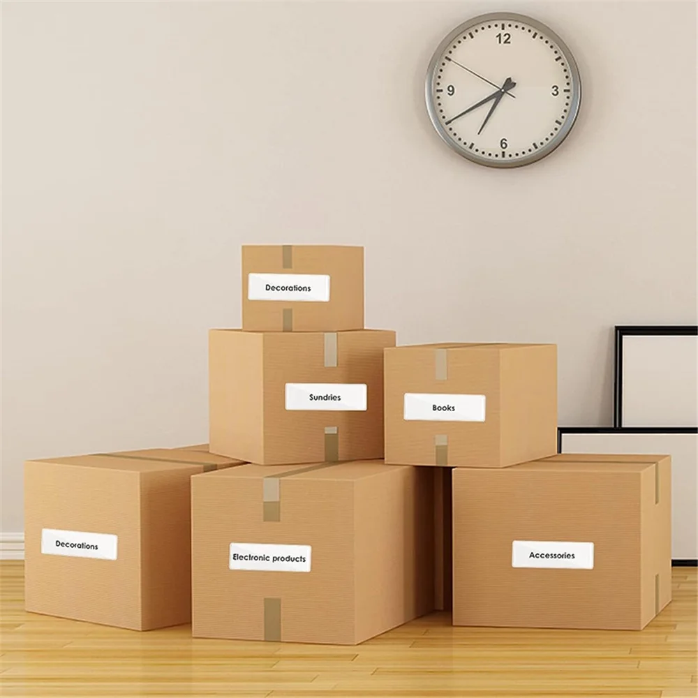 Atur Rumah Anda Dengan 20 Buah Tempat Label Transparan - Kantong Label Rak Perekat Untuk Rak Buku, Binder, File, Tempat Sampah & Kotak!