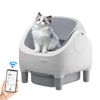 New smart litter box EU stock,Open-style smart litter box,11L large capacity cat litter box,Smart APP control,fully automatic