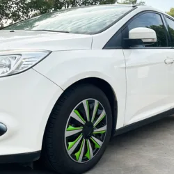 4pcs Hubcaps suitable for cars with 14-inch iron wheels, made of PP plastic can be used to decorate the appearance of car wheels