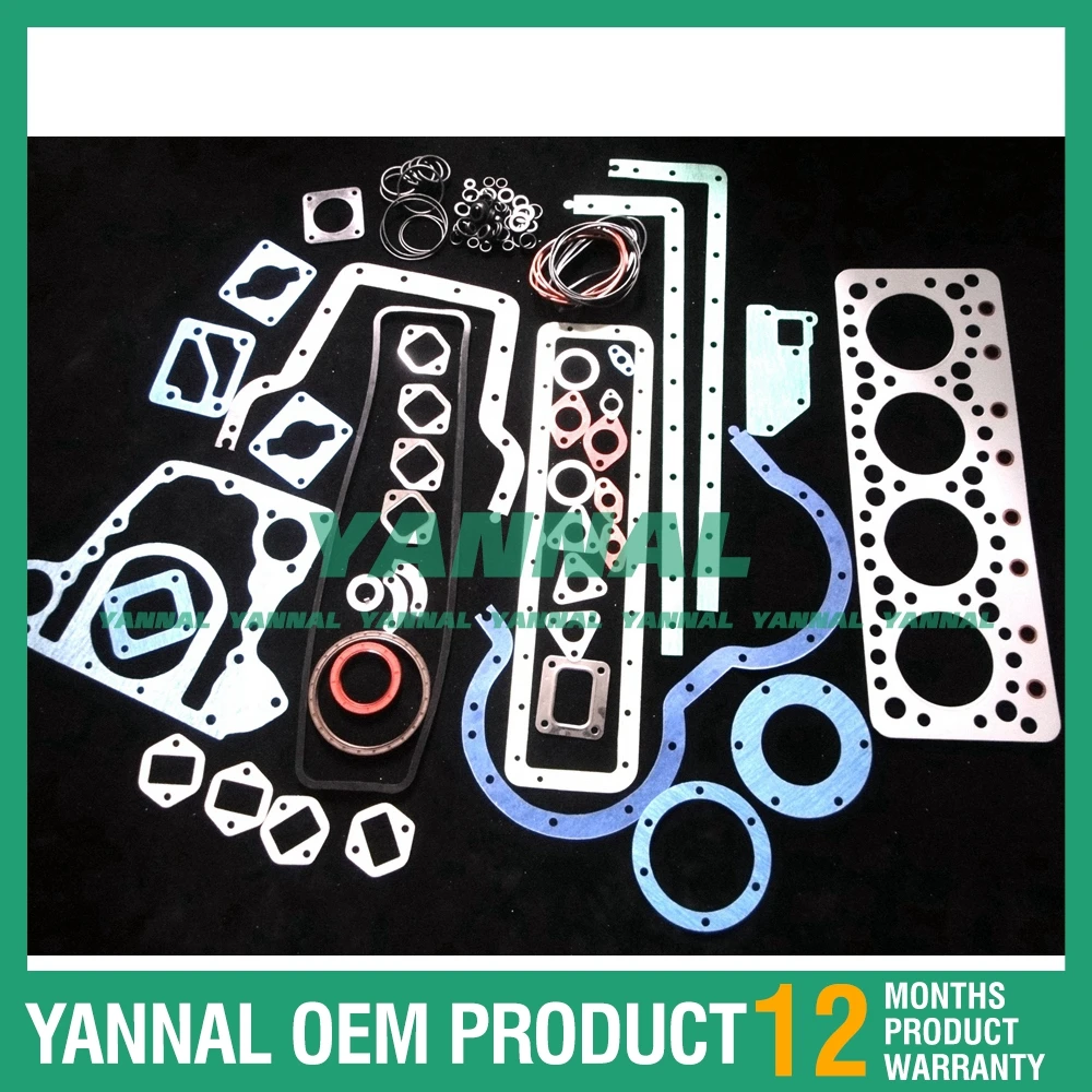 For Komatsu 4D120 Full Gasket Kit Engine Assy Parts