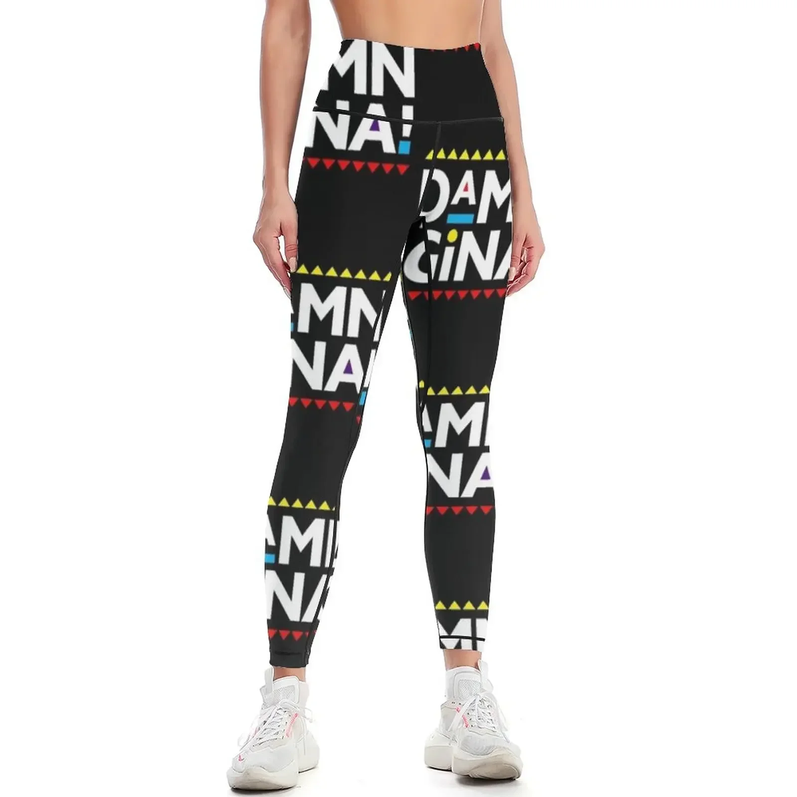 

Damn Gina Leggings Women's sports sporty woman gym Women's trousers Sports female Womens Leggings