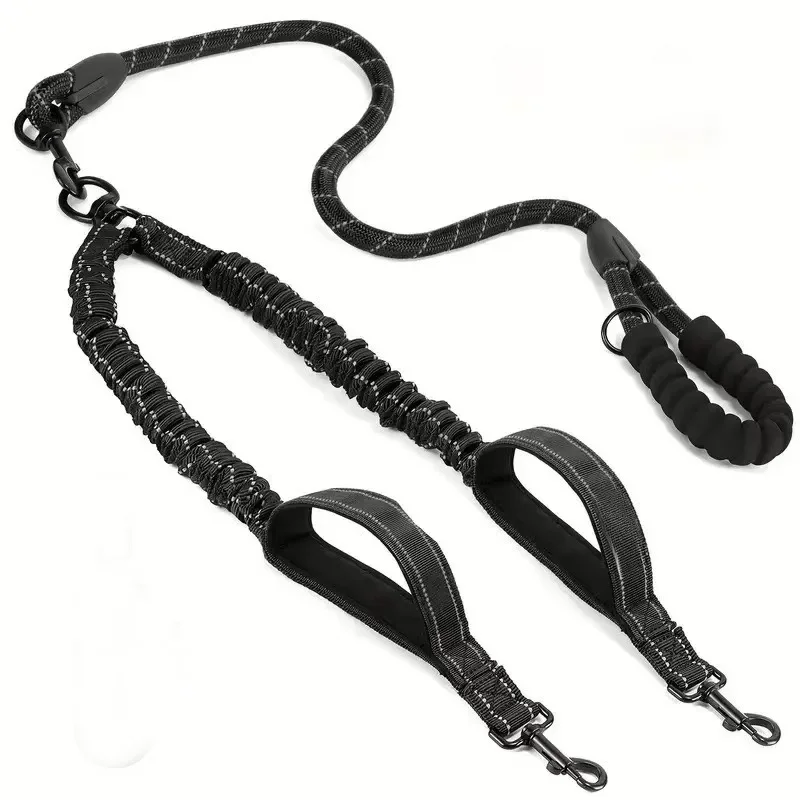 Laisse double pour chiens – Résistante 7