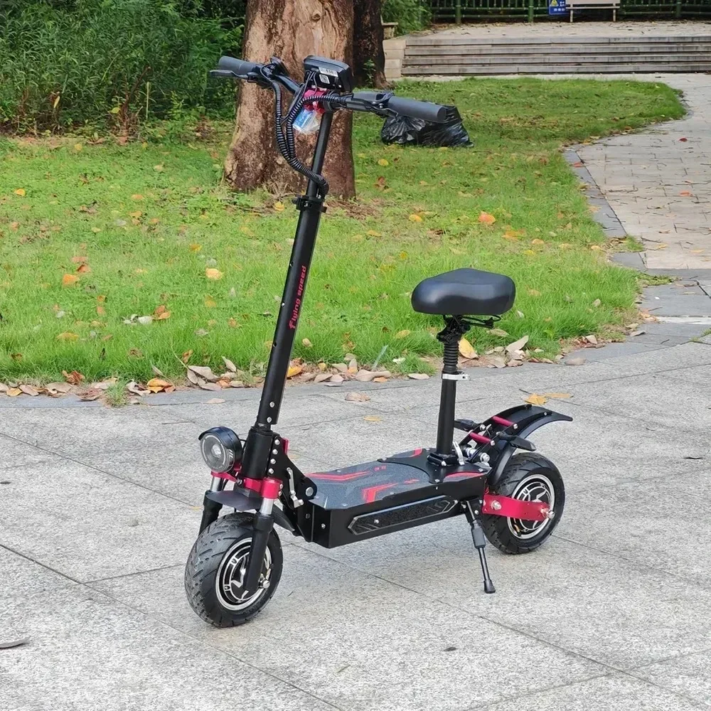 Q7Pro Max EScooter, 3200W Dual Motor Power, 52V 28Ah Smart App, Bluetooth Nfc Activation
