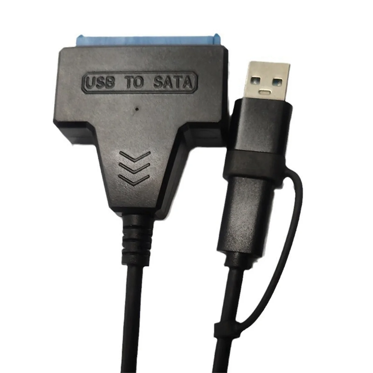 TypeC + USB 3.0 ถึง SATA Hard Drive Adapter Cable Hard Disk Driver Converter สําหรับ 2.5/3.5 นิ้วฮาร์ดไดรฟ์มือถือ