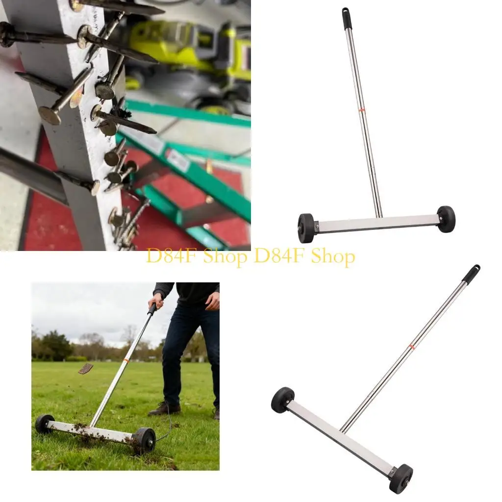 

D84F Broom Sweeper with Telescopic Handle for Grass Concrete Surfaces