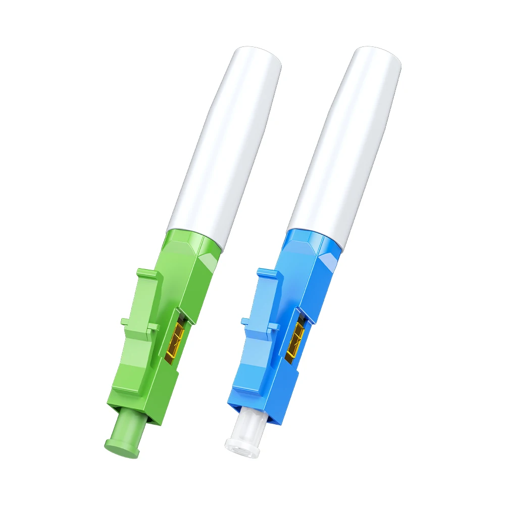 SAIVXIAN  LC APC/UPC Fast Connector Single-mode Fiber Optic Quick Connector LC Embedded Type FTTH Fiber Optic Fast Connector