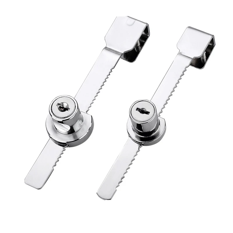 

Glass Cabinet Lock Mall Display Cabinet Lock Single And Double Door Window Lock Mobile Phone Counter Double Opening Sliding