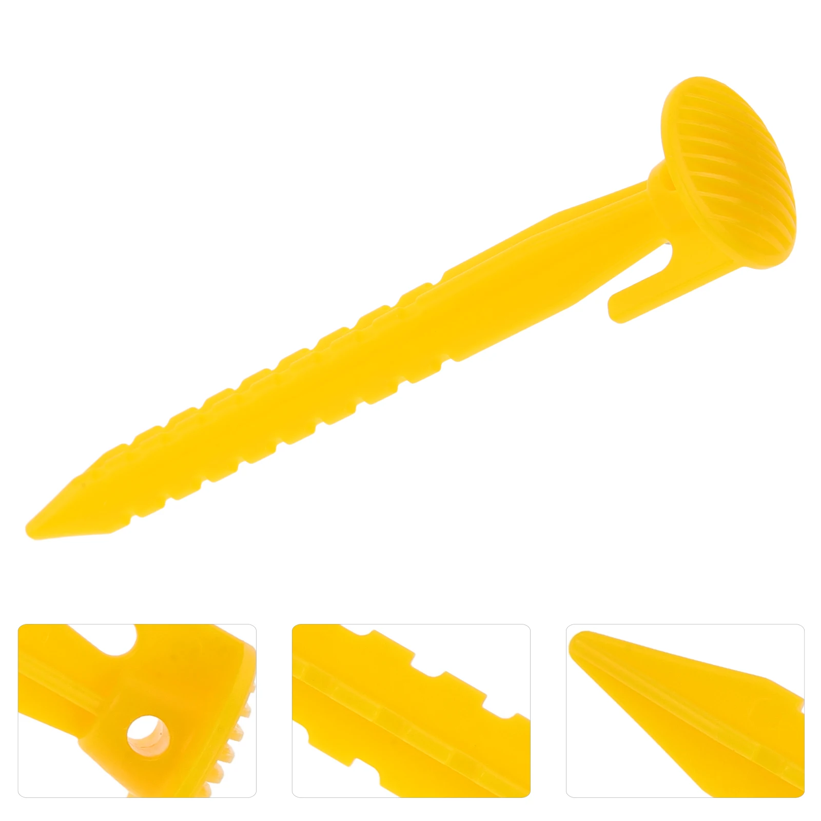 

12pcs Pegs Heavy Plastic Tent Stakes Duty PP Plastic Stakes for Camping Beach Canopy Tents Garden Portable Reusable