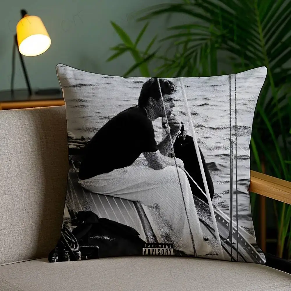 

Hot Singer The Kid L-LAROI Pillow Case Custom Printed Brushed Fleece Pillow, Baby Skin-Touch, Eco-Friendly Dye-Sublimation Cushi