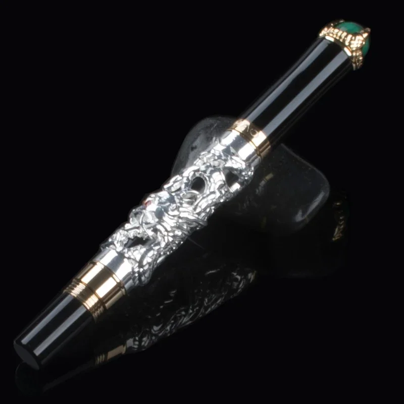 Luxury Vintage Dragon Ballpoint Pen High Quality Metal Jinhao Pen Office Supplies Stationery Caneta Gift