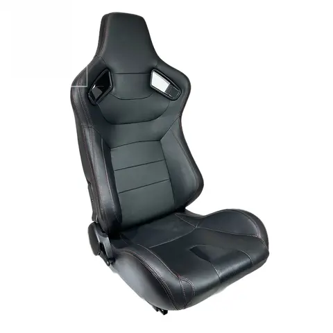 Universal Adjustable Front and Back With Black PVC Modified Car Seats Racing Seat