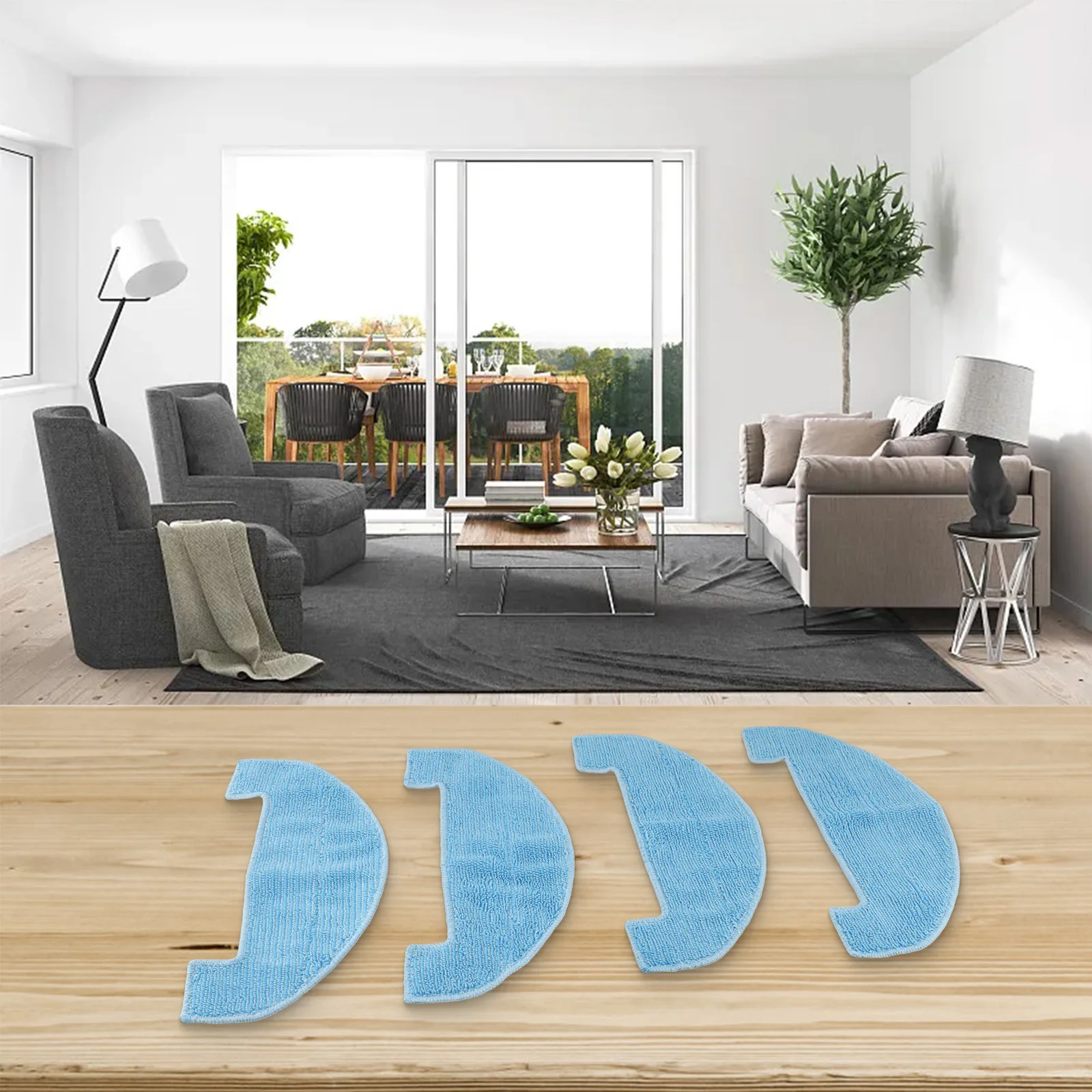 Advanced Mop Replacement Color As Shown Replacement Parts High-quality Materials Sturdy And Long-lasting Spotless Floors