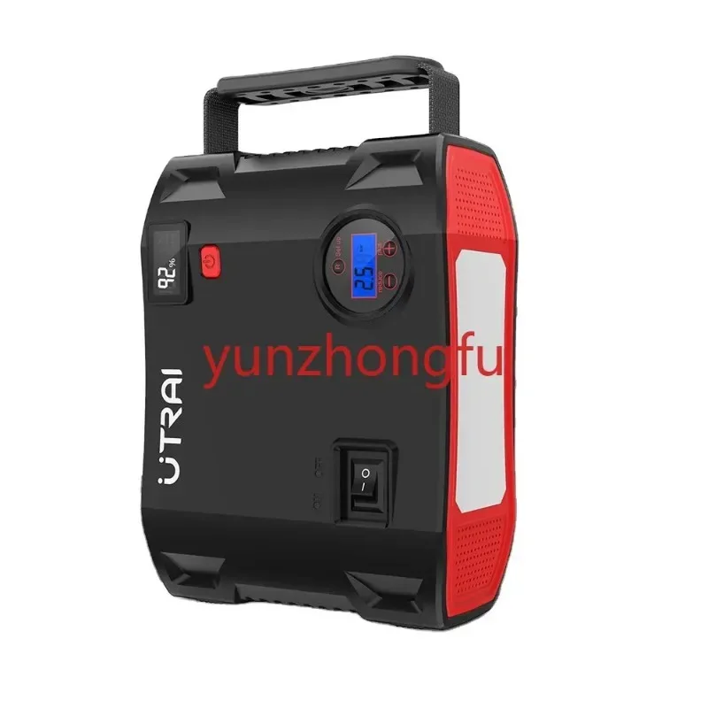 Utrai Car Jump Starter 59.2wh Power Bank 12V BatteryCharger Booster with Tire Air Pump LED Light Emergency Tool Starting Device