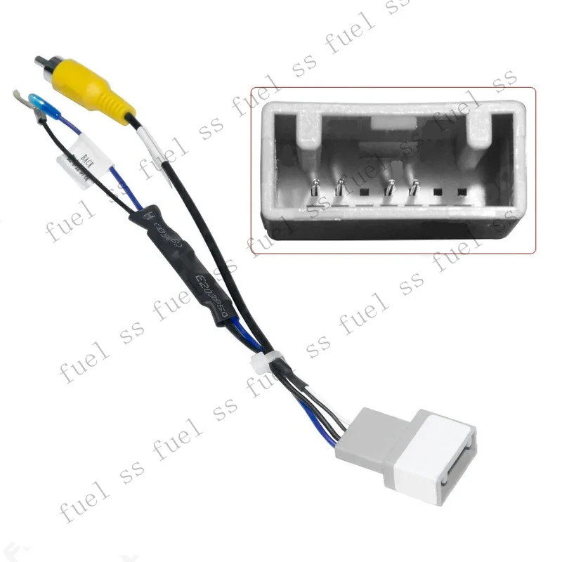 S+ 7-Pin For Honda CR-V CRV Factory Reverse Camera Video Output Adapter Wire Cable