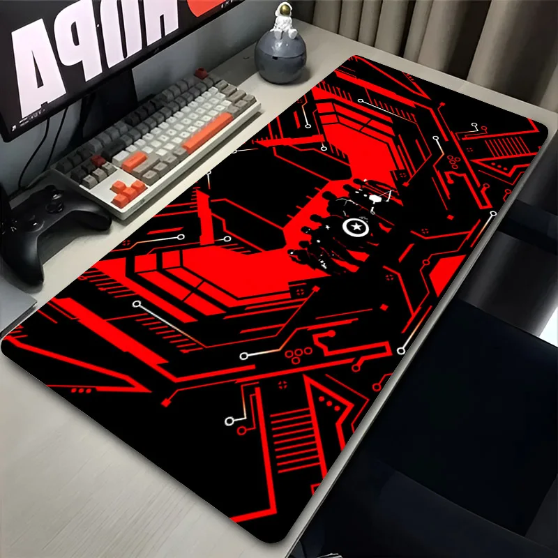 Game Accessories Mouse Pad HD Printing Black Widow 900x400 Mousepad Gaming Large Laptop Pads Keyboard Office Table Mat Mousemats