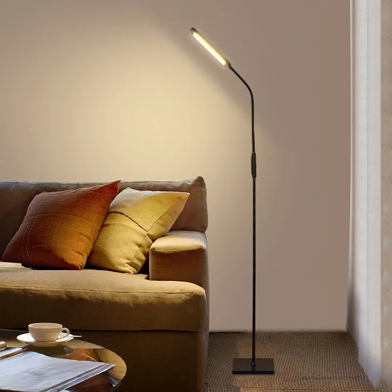 Modern LED floor lamp remote control touch dimmable multifunctional bedroom reading floor lamp indoor lighting Corner Lamp