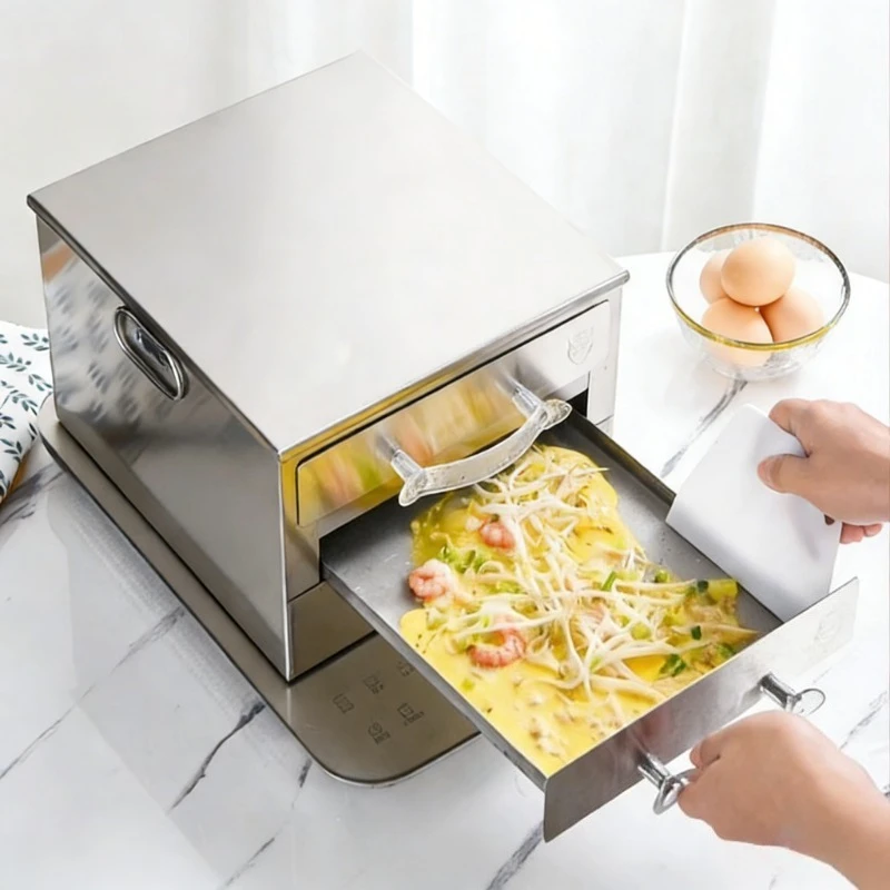 

Rice flour machine mini breakfast machine, suitable for flat bottom induction cooker multi-functional steamer steaming plate
