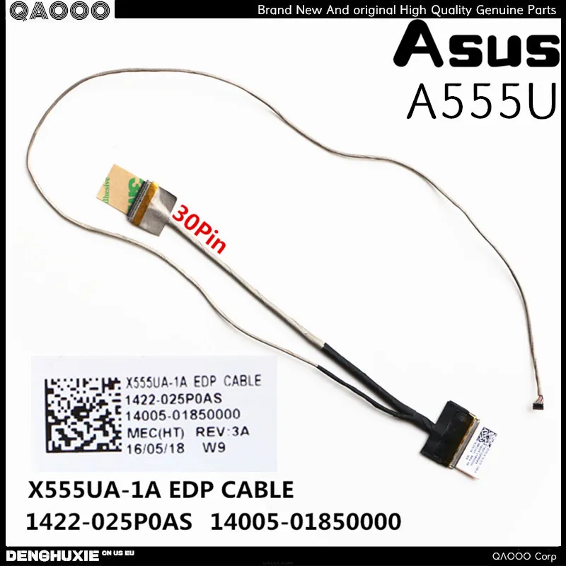 1422-025P0AS 14005-01850000, สายเคเบิล LCD สำหรับ ASUS A555U สาย EDP LCD X555UA