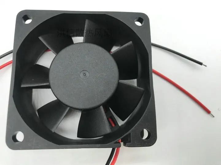 COSTECH D06A05HWB DC 24V 0.15A 60x60x25mm 2-Wire Server Cooling Fan