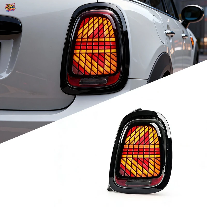 

Подходит для BMW Mini F56, F55, F57: комплект задних фонарей, модифицированные новые светодиодные ходовые огни, стоп-сигналы, указатели поворота.
