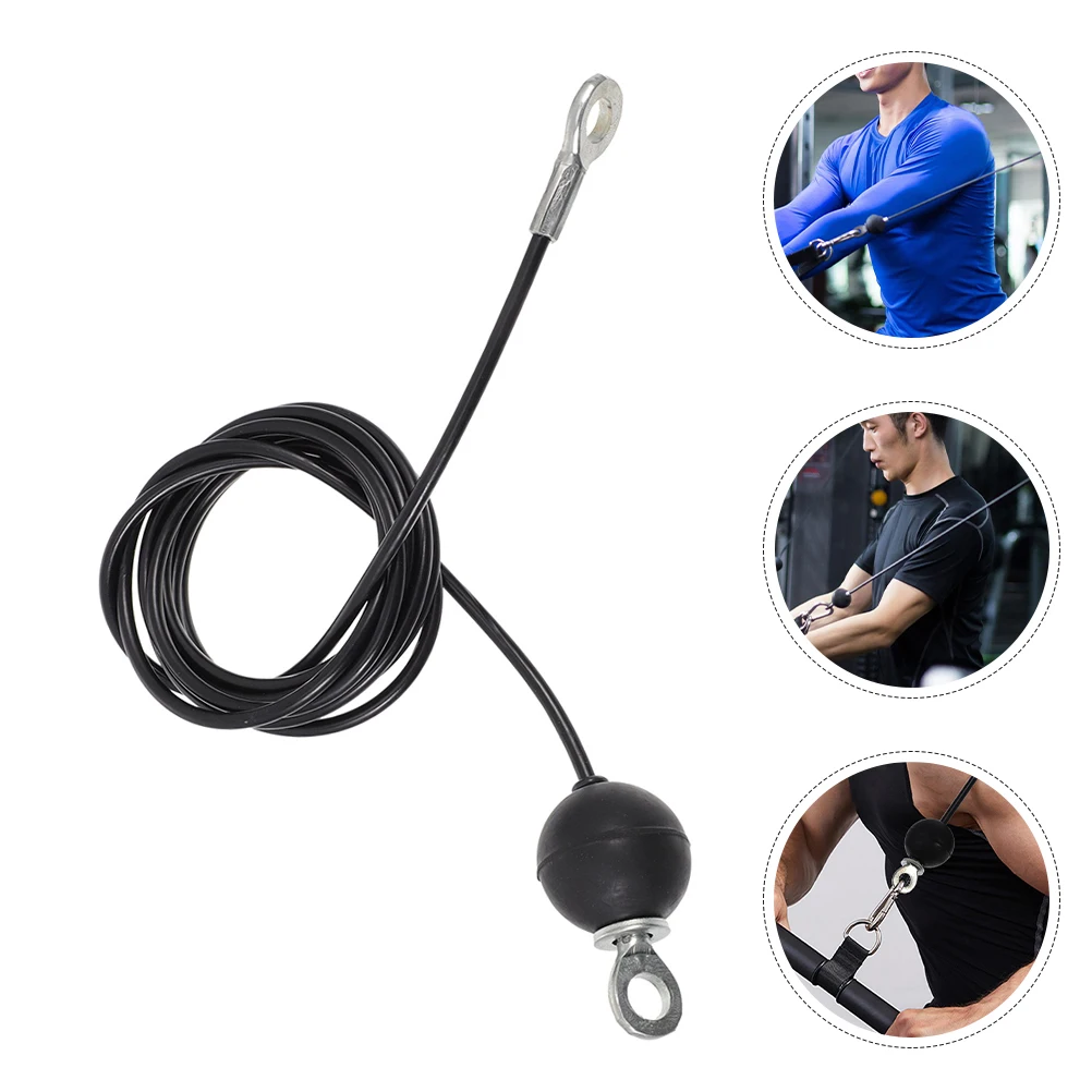 

Steel Wire Rope Pulley System Attachments For Home Machines Adjustable Pu Coated Sturdy Steel Multifunctional