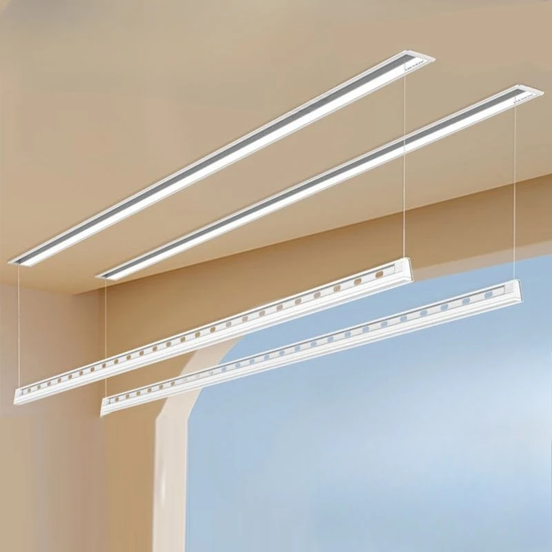 Invisible electric clothes drying rack embedded, first-line sky double-pole automatic lifting clothes drying machine