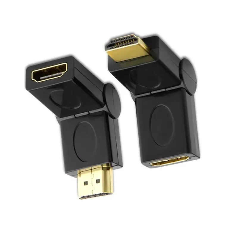 1/2/5pcs HDMI Male to Female Connector 360 Rotation Adjustable HDMI-compatible Plug Adapter Extension Cable Converters for PC 4K