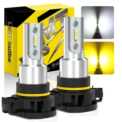 BMTxms 2PCS 5205 PSX24W LED Fog Light DRL For Jeep Grand Cherokee wk2 Wrangler jk Patriot Dodge Charger Chevrolet Captiva Subaru
