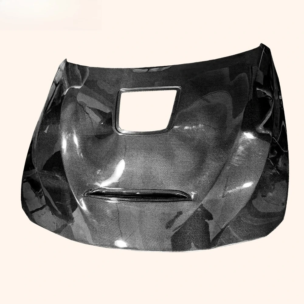 لسيارات BMW 3 Series F30 2012-19 4 أبواب سيدان كربون شفاف فتحة تهوية أمامية غطاء محرك السيارة