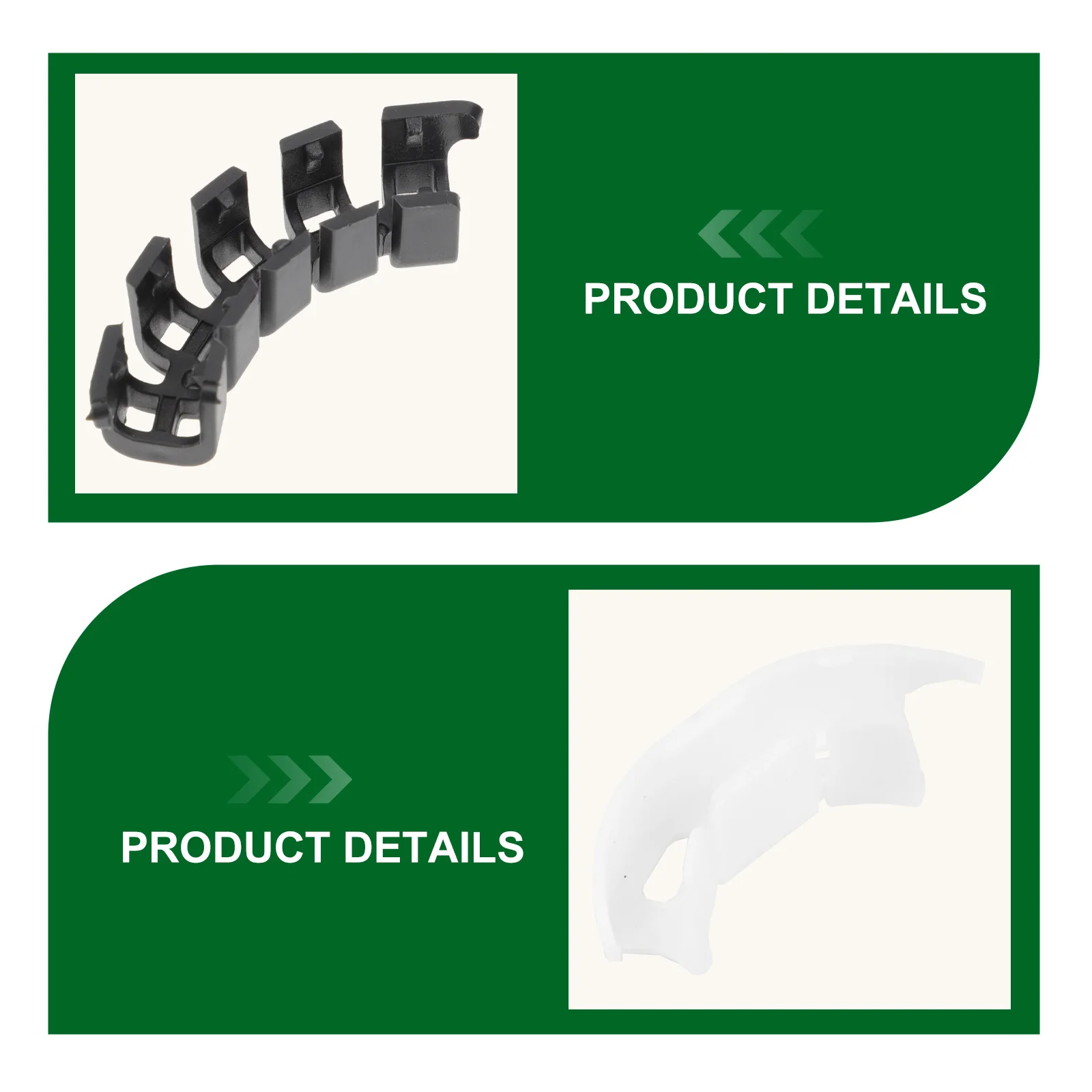 

1 set Plant Bending Clips White 50 Black 50 Tomato Support Vine Training Flower Fixing Tools Gardening Accessories