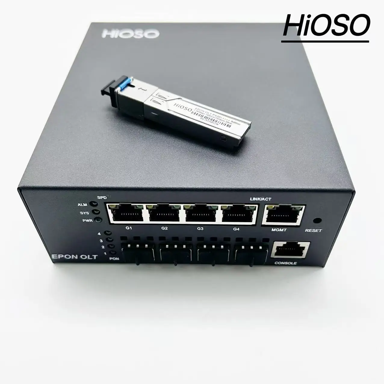 EPON OLT 4PORTS  PX20+++++ 9dBm Compatible with Huawei ZTE EPON ONU/ONT BEST SELL - view 3