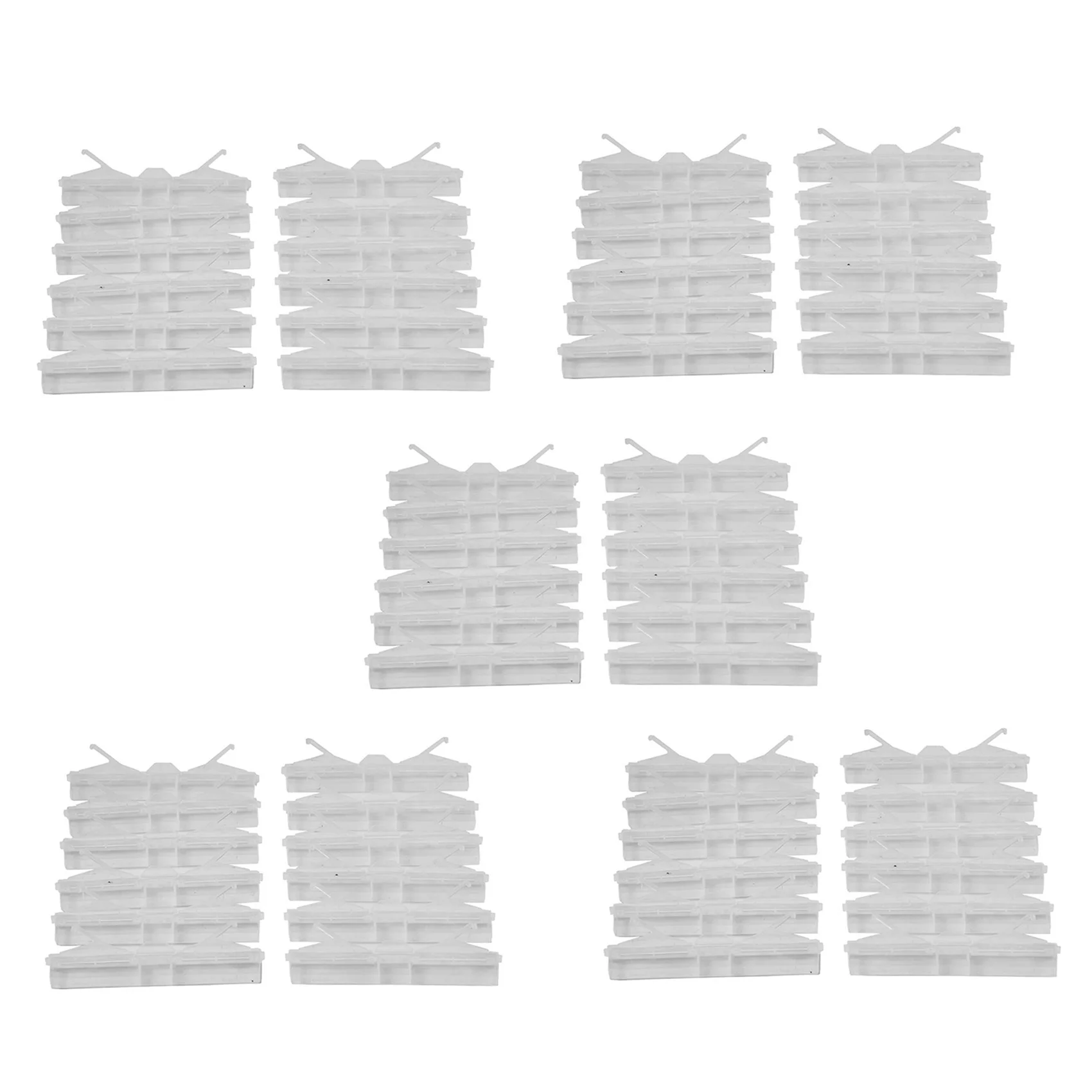 KYCOR-120 Packs Bee Hive Beetle Trap,Clear Plastic Reusable Beetle Blaster Trap For Hive Beetle Beekeeping Supplies