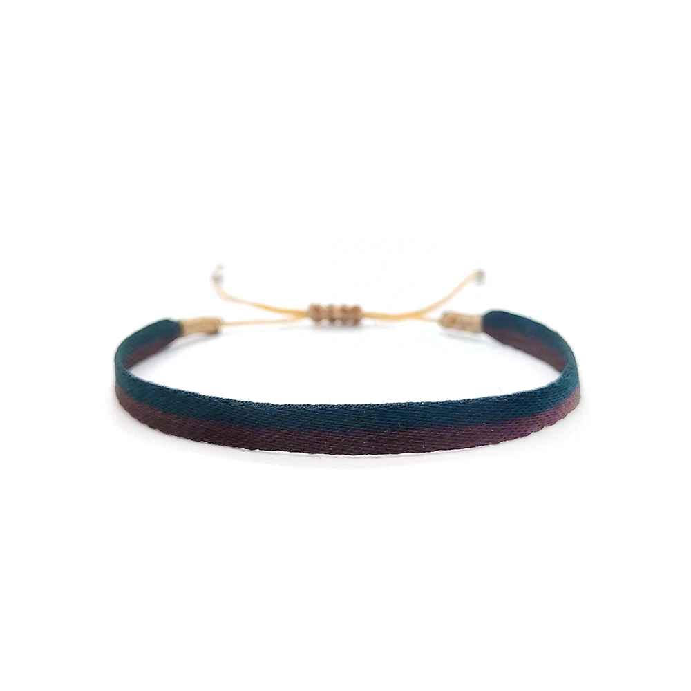 KKBEAD Kolumbien Armband Stoff Stoff Armbänder für Frauen Männer Handgewebtes geflochtenes Armband Geschenk Großhandel Boho Freundschaftsschmuck – Detail 29