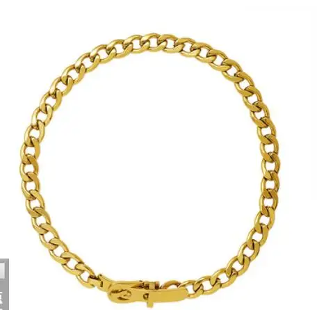 Titanium With 18K Gold Statement Watch Knot Choker Necklace Women Jewelry Punk Party Designer Club Cocktail Ins Rare Japan Korea