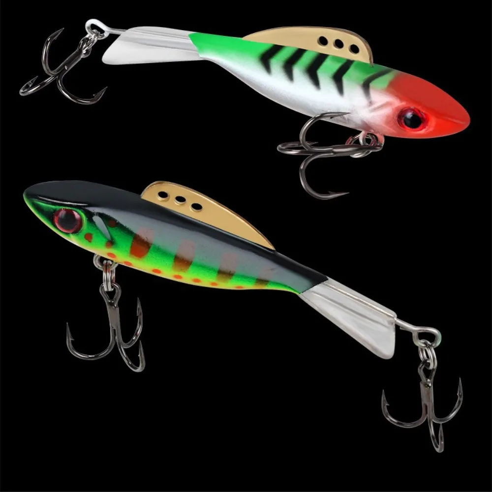 1PC 4.6cm 8g Winter Ice Fishing Lure AD-Sharp Jigging Spoon Metal Lures Walleye Artificial Lead Hard Hook