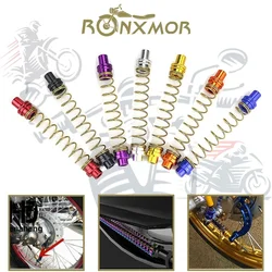 1PC Motorcycle Stainless Steel Retractable Brake Springs Colorful Universal For Motorcycle Wheel Accessories